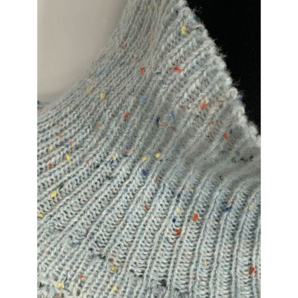 Zenana Distressed Mock Turtle Neck Knit Sweater - Picture 2 of 12